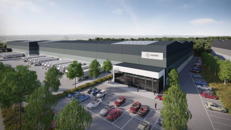 The A14 Warehouse is Taking Shape at Suffolk Port One